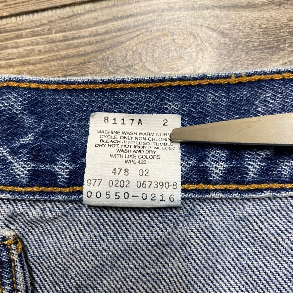 SOLD Vintage LEVI'S 550 Jeans Relaxed Fit 550-0216 Men's W 40 L 30 - Picture 9 of 11